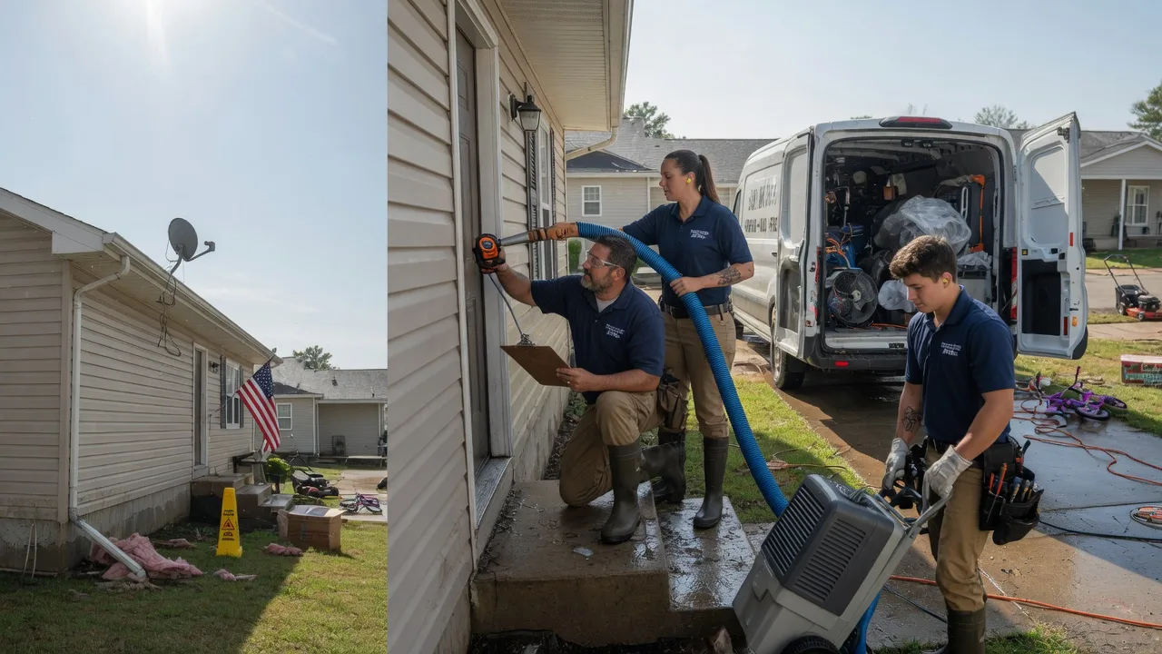Ceiling Water Damage Restoration in Bristow, IN near me